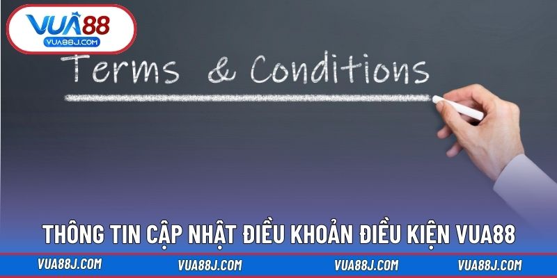 Thông tin cập nhật điều khoản điều kiện VUA88